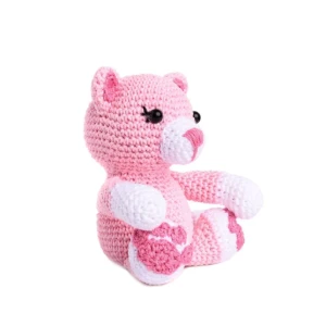 Mini Gatinha Miau em Amigurumi - Artesanato e Personalizados
