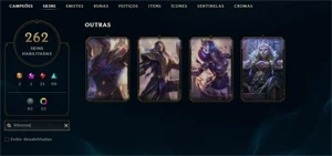 Conta LEAGUE OF LEGENDS - PLATINA 4 LOL