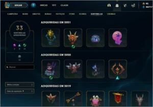 CONTA LOL MESTRE 185 SKINS - League of Legends