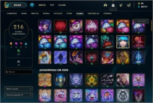 CONTA LOL MESTRE 185 SKINS - League of Legends