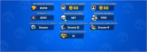 Conta c/todos brawl's nivel max com muitas skins exclusivas - Brawl Stars