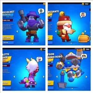 Conta c/todos brawl's nivel max com muitas skins exclusivas - Brawl Stars