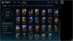 Conta LVL  41 Prata IV com 15 skins - League of Legends LOL
