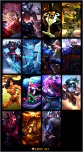 Conta LVL  41 Prata IV com 15 skins - League of Legends LOL