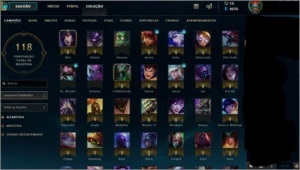 Conta LVL  41 Prata IV com 15 skins - League of Legends LOL