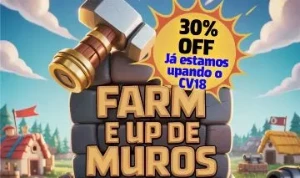 Serviço De Upar Muros No Clash Of Clans