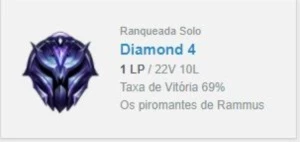 conta lol diamond 4, mmr alto, level 461 - League of Legends