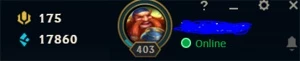conta league of legends lvl 403,muito rp guardado LOL