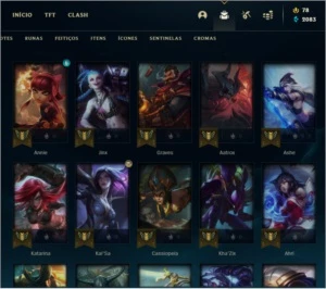 Conta SMURF MMR Platina ainda na md10 - League of Legends LOL
