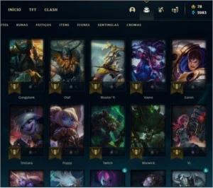 Conta SMURF MMR Platina ainda na md10 - League of Legends LOL