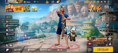 Conta MINI Gemada com 3 Evolutiva 2 Punho, Prime 5 e diverso - Free Fire