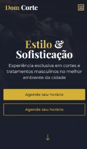Modelo de Site para Barbearia – Agenda de Cortes Online