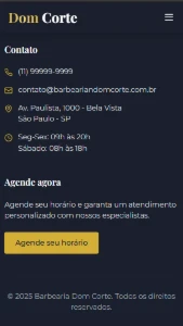 Modelo de Site para Barbearia – Agenda de Cortes Online - Outros