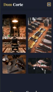 Modelo de Site para Barbearia – Agenda de Cortes Online - Outros