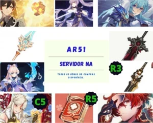 Conta Genshin com 7 ⭐⭐⭐⭐⭐⭐ - Genshin Impact