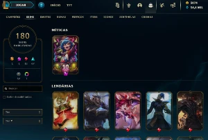 Conta De Lol Unranked - League of Legends