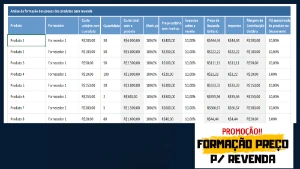 Planilha Formação de Preço para Revenda - Outros