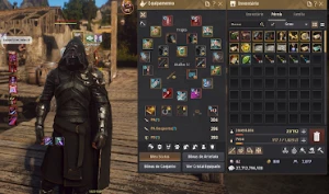 Conta BDO - Musa linkado com Ninja - Trajes Premium - Black Desert