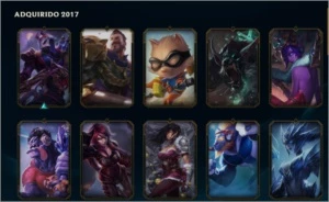 Conta LoL GOLD 4 + 58 skin > LUX ELEMENTARISTA - League of Legends