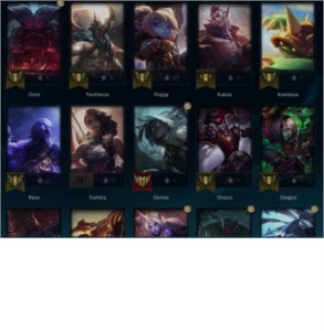 Conta lol - Gold III - Lvl 191 - 66 skins - 88 campeões - League of Legends