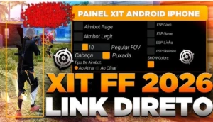 Hs Pescoço Xit Atualizado Full Vermelho - Free Fire