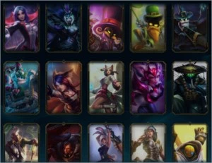 Conta League of Legends Full Champions 187 Skins LOL