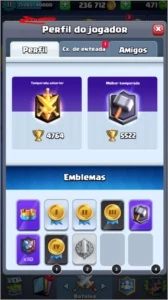 Conta de clash royale com todas as cartas barata