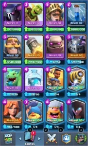 Conta de clash royale com todas as cartas barata