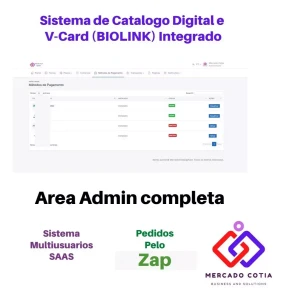 Script Sistema Catalogo Digital On-line + Biolink + Vcard - Outros