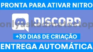 [🥇] Contas Discord (Entrega Imediata!) - Para Ativar Nitro! - Redes Sociais