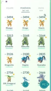 CONTA POKEMON GO NIVEL 34 LENDÁRIOS TOP - Pokémon