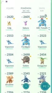 CONTA POKEMON GO NIVEL 34 LENDÁRIOS TOP - Pokémon