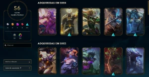 Conta Main Trynda Diamante 1 Soloq Upada A Mão ✅56 Skins - League of Legends LOL