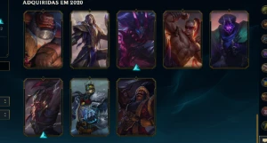 Conta Main Trynda Diamante 1 Soloq Upada A Mão ✅56 Skins - League of Legends LOL