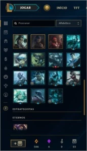 Conta Mestre - MMR Alto - 110 Skins (Conta Antiga) - League of Legends LOL