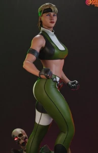 Sonya Blade Merge Mortal Kombat 3D Stl - Outros