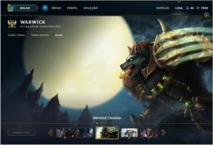 conta league of legends prata 1 LOL
