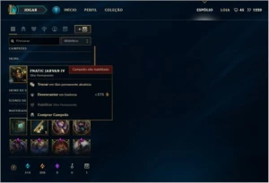 conta league of legends prata 1 LOL