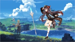 Conta Genshin Impact AR 7 com Hutao + Espinha Celestial