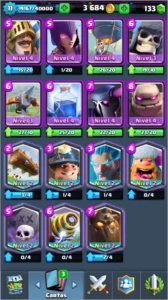 Conta Clash Royale Lv11 - 7 Lendárias - Todas lv2