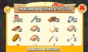 Vendo conta suporte Celeiro  Nivel 9 - Hay Day