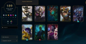 Conta de league of legends, 189 skins LOL