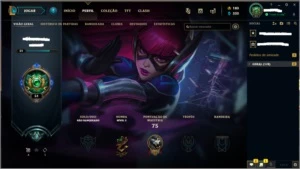 CONTA LOL IRELIA NINJA PLATINA SEASON 8/9 - League of Legends