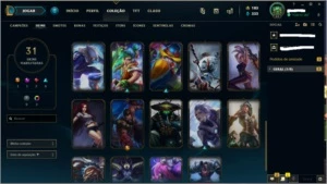 CONTA LOL IRELIA NINJA PLATINA SEASON 8/9 - League of Legends