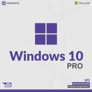 Windows 10 Licença vitalícia- Envio imediato - Softwares e Licenças