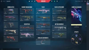 Conta Valorant 64 Skins+6 Facas Pacote Valorant Rgx 11Z Pro