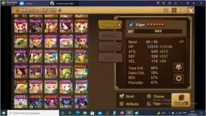 Conta Global 25 Nat 5 com destaque para o Ragdoll - Summoners War