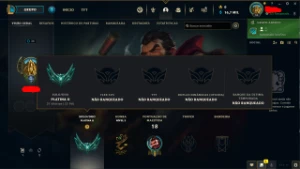 Conta Lol Platina 2 II - League of Legends