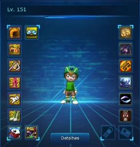 Conta Ladmo Miko U Omega Server - Digimon Masters Online