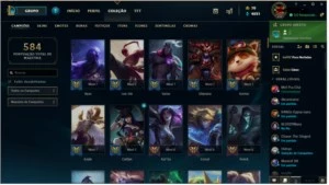 Conta League of Legends com email LOL